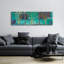 «Watercolor Forest III Peacock» par Veronique Charron, ensemble d'art mural en verre acrylique, 3 pièces-102094049