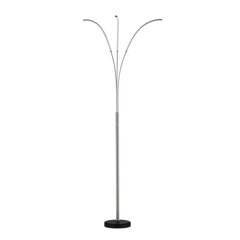 90"H Metal Floor Lamp With Shade