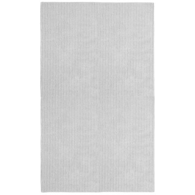 Tapis gris foncé 5 pi x 7 pi à rayures poils longs Viridian