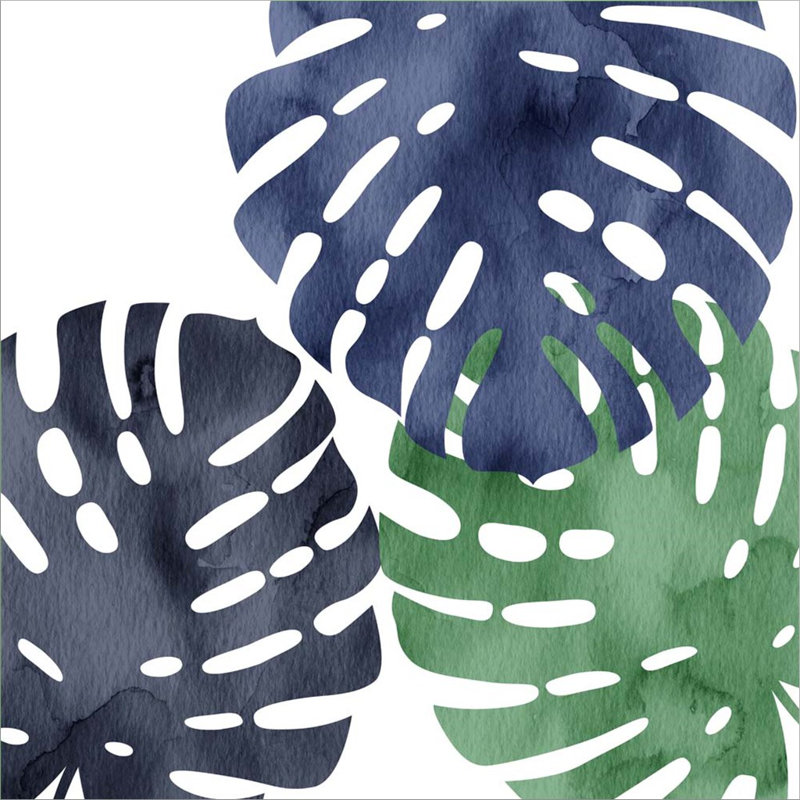 Coastal Plants & Flowers Wall Decor on Canvas