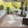 Machine Washable Indoor/Outdoor Bourkelands ACN2339 Geometric Rug