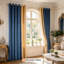 2 rideaux occultants en velours simples et haut de gamme-1493880073