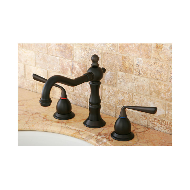 Robinet de salle de bain espacé Kingston, Bronze huilé