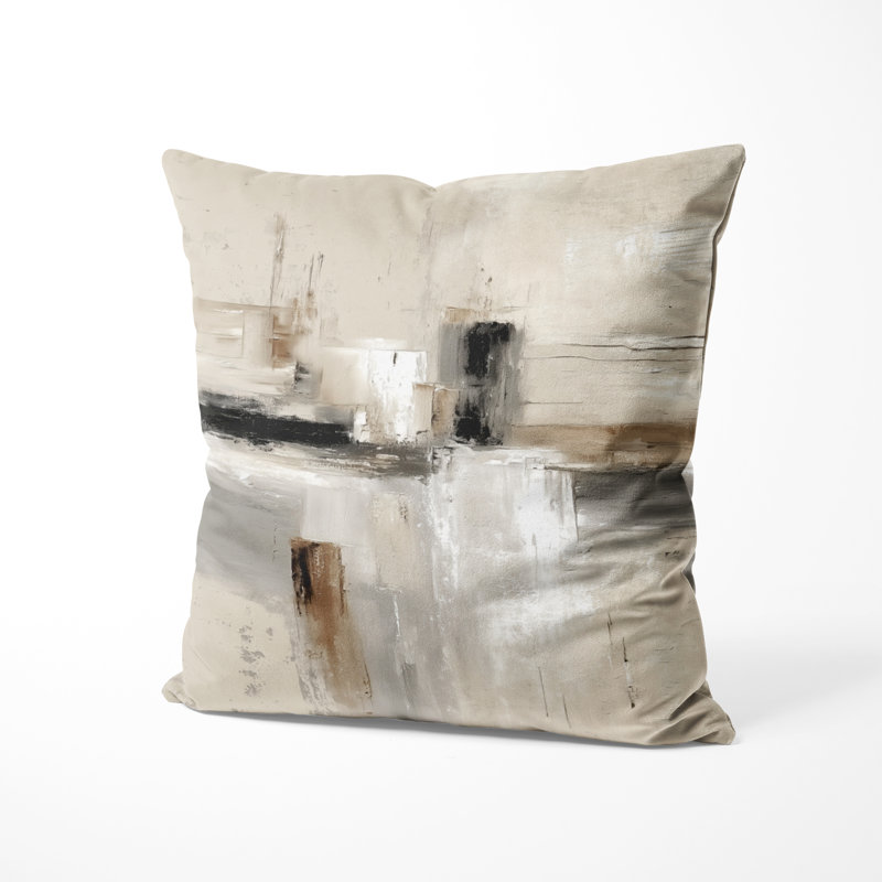 Coussin Cubism, H 18 po x l 18 po