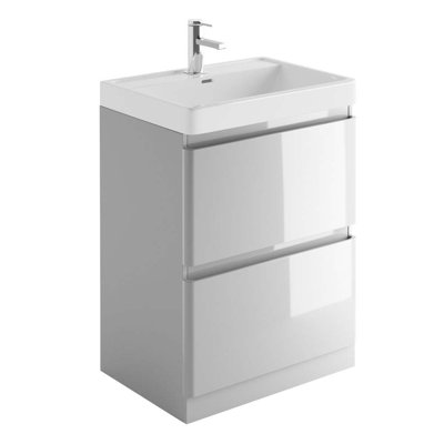 Fenix 59mm Single Bathroom Vanity with Integrated Resin Basin