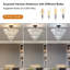 Plafonnier lustre en cristal noir de 20 po, luminaire encastré de luxe moderne 10 lumières, éclairage élégant pour le salon, la salle à manger, la chambre à coucher (sans ampoules)