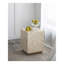 Tabouret 14 "x 14" x 18 "Capiz