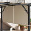 Housse de remplacement pour auvent 4 x 18 pi, couvre-bloc kaki, compatible avec une pergola de 10 11,8 pi, simple et facile à installer pour l'assemblage