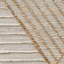 Tapis transitionnel transitionnel ivoire / brun clair en jute tissé à la main-2012178218