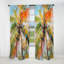 Palmier Palm VII - rideau occultant à motif floral palmiers et palmiers - 1 panneau-107823896
