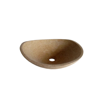 Legion Furniture Tan Stone Specialty Bathroom Sink