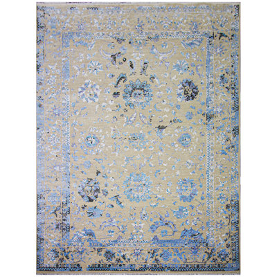 Oriental Area Rug in Beige