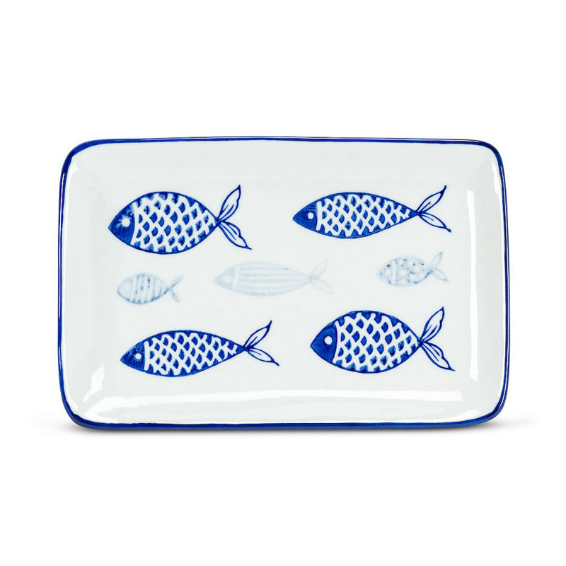 Millwood Pines Elanah Porcelain Platter