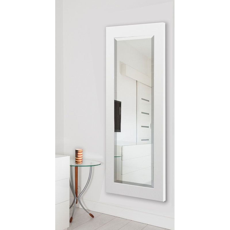 Conah Flat Mirror, 63.5" H x 25.5" W, White