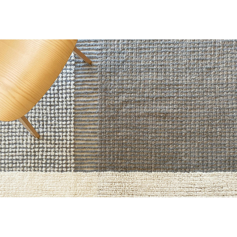 Tapis rose en laine mouton rose Kaia