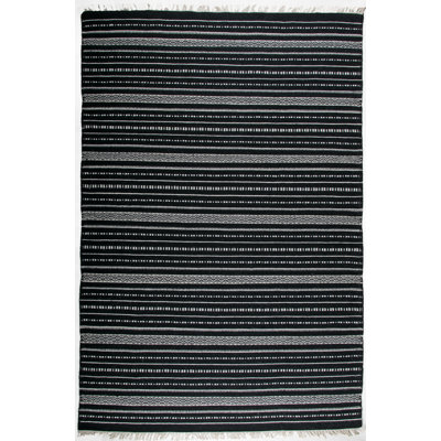 Caldina Striped Wool Hand Woven Area Rug