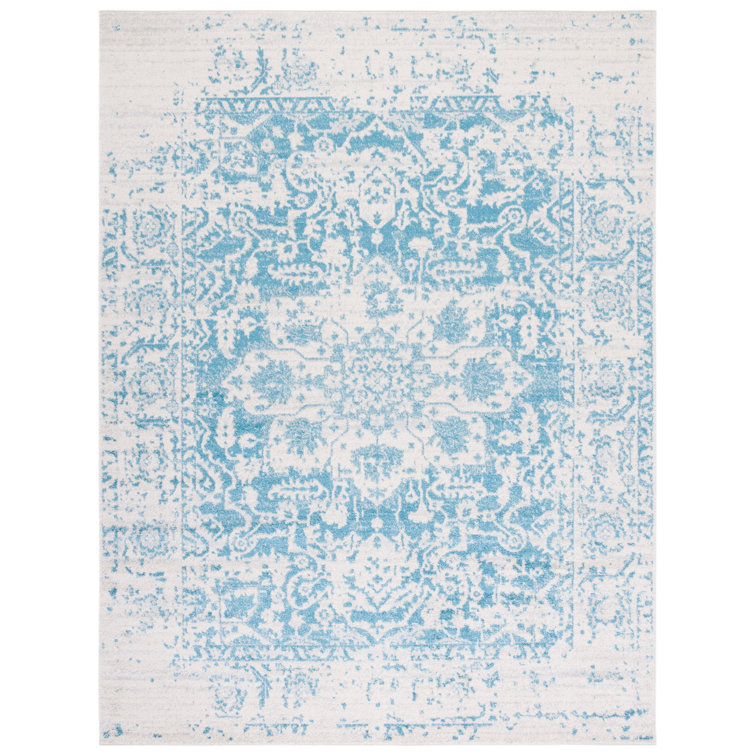 Christa Teal/Ivory Rug