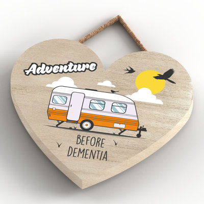 Caravan Dementia Orange - Print on MDF
