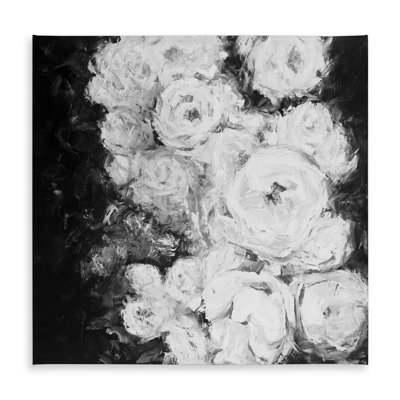 Monochrome Rose Garden Tablecloth | Indoor/Outdoor Decor