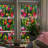 Red Tulip Static Cling Window Decal