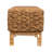 Arie Elegant Water Hyacinth and Rattan Bench, Natural