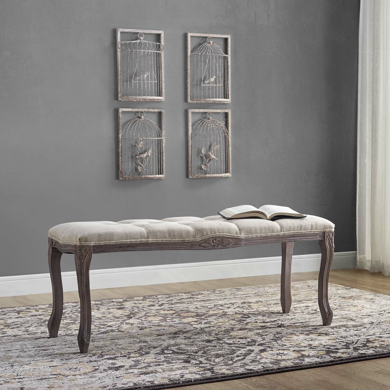 Wayfair | Bedroom French Country Benches You'll Love in 2023