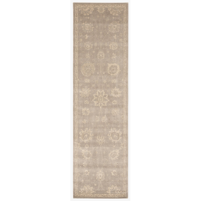 Bourgault Viscose Oriental Indoor Rug, Runner 2'3" x 8'