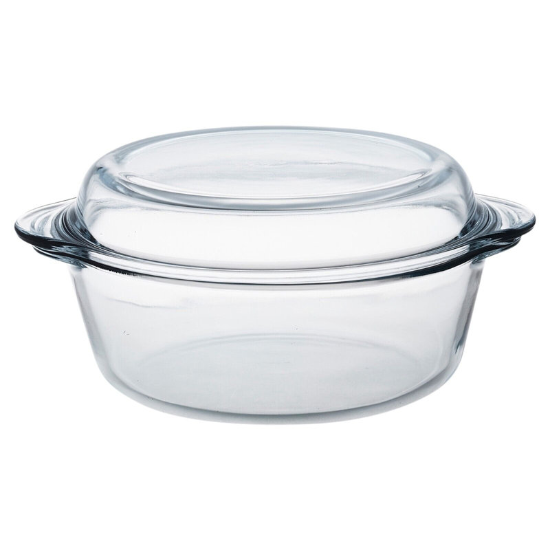 Urbn-Living Casserole 2.1L Glass Round