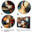 Cubique, mélodie de guitare bleue et blanche - musique, art mural-628887299-628887301