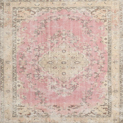 Tapis oriental beige / brun / rose Aykeg