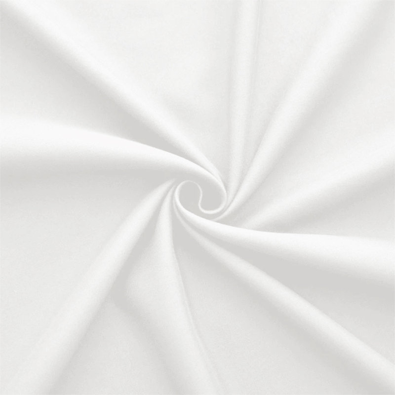 200 Thread Count Microfiber Deep Fitted Bed Sheet – 25cm Pocket, White, Super King (6')