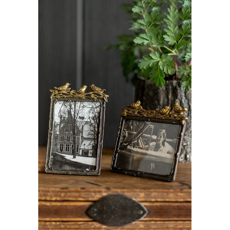 Sherri Metal Gilded Picture Frame, 3.5" x 5"