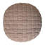 Kresten 48cm Wide Round Solid Colour Pouffe Ottoman-664043621