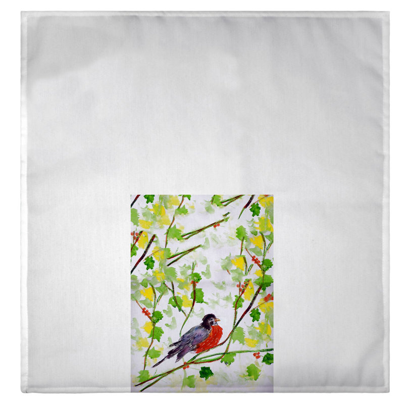 Serviette à main robin Miu