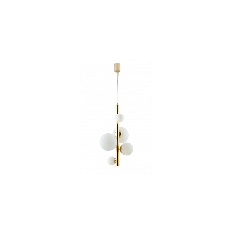 Jaylyn 5 - Light Gold Unique/Statement Pendant