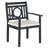 Caruthersville 4 - Person Acacia Wood Patio Dining Set with Square Table , Cushions Included-33393986