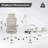 Office Chair With Footrest, Mesh Office Desk Chair With Headrest, High Back Computer Chair With Adjustable Lumbar Support For Home Office Study Room Bedroom-769016091