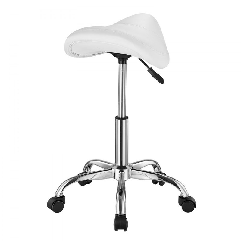 Tabouret Saddle, Blanc