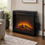 24.1'' W Grey Electric Fireplace