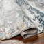 Blue Modern Rug, Abstract Easy to Clean Rug For Living Room, Dining Room, Bedroom, Kitchen-1248012404