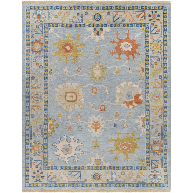 Sumela Wool Moroccan Area Rug, Rectangle 2' x 3'
