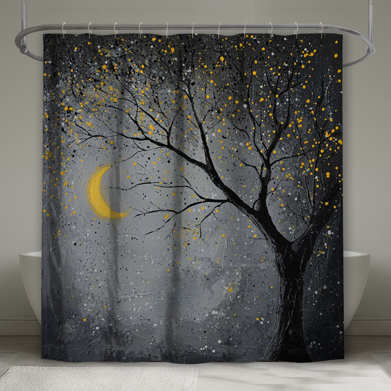 Rideaux de douche Moonlit, L 70 po x H 93 po