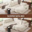 4 Seater Corduroy Sofa-1552848892