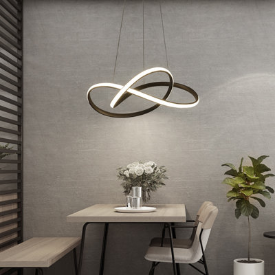 1 - Light Natural LED Chandelier Pendant