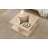 Round to Square Block Modular Coffee Table