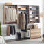 Devi Oak Wood Closet System-1397901
