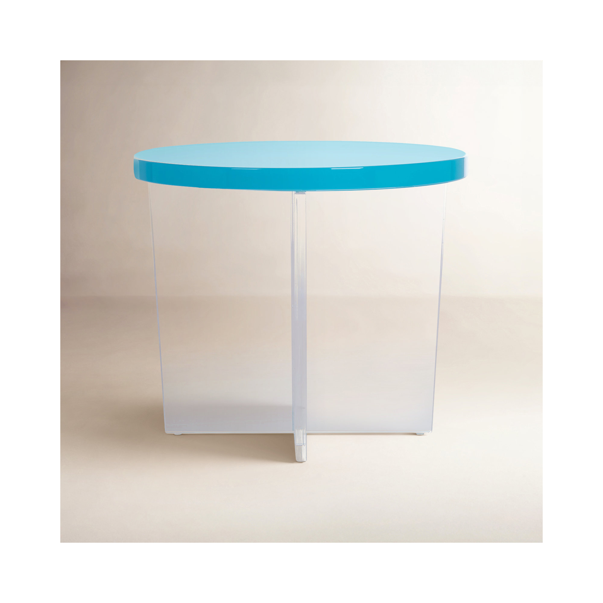 Edwards End Table, Blue