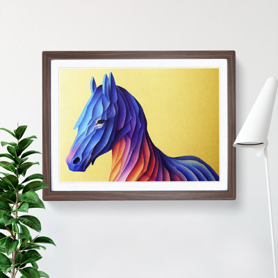 Horse Vol.1 Abstract - Single Picture Frame Print