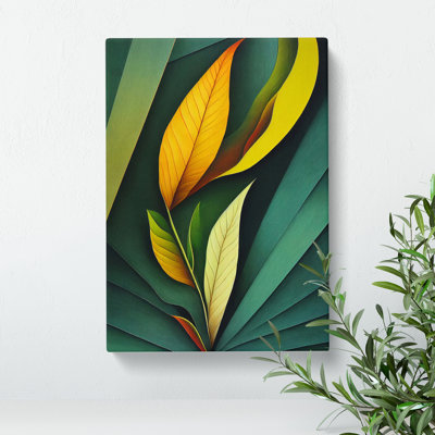 An Unusual Leaves - Wrapped Canvas Print