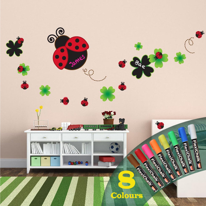 Décalcomanie murale tableau noir flexi